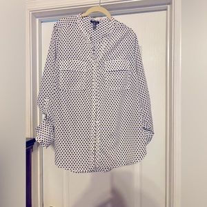 Polka dot blouse